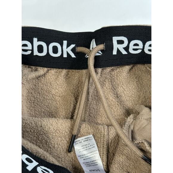 Reebok Sweatpants Men’s Small Adult Tan Jogger Pants Pockets Outdoors Crossfit - Picture 11 of 11